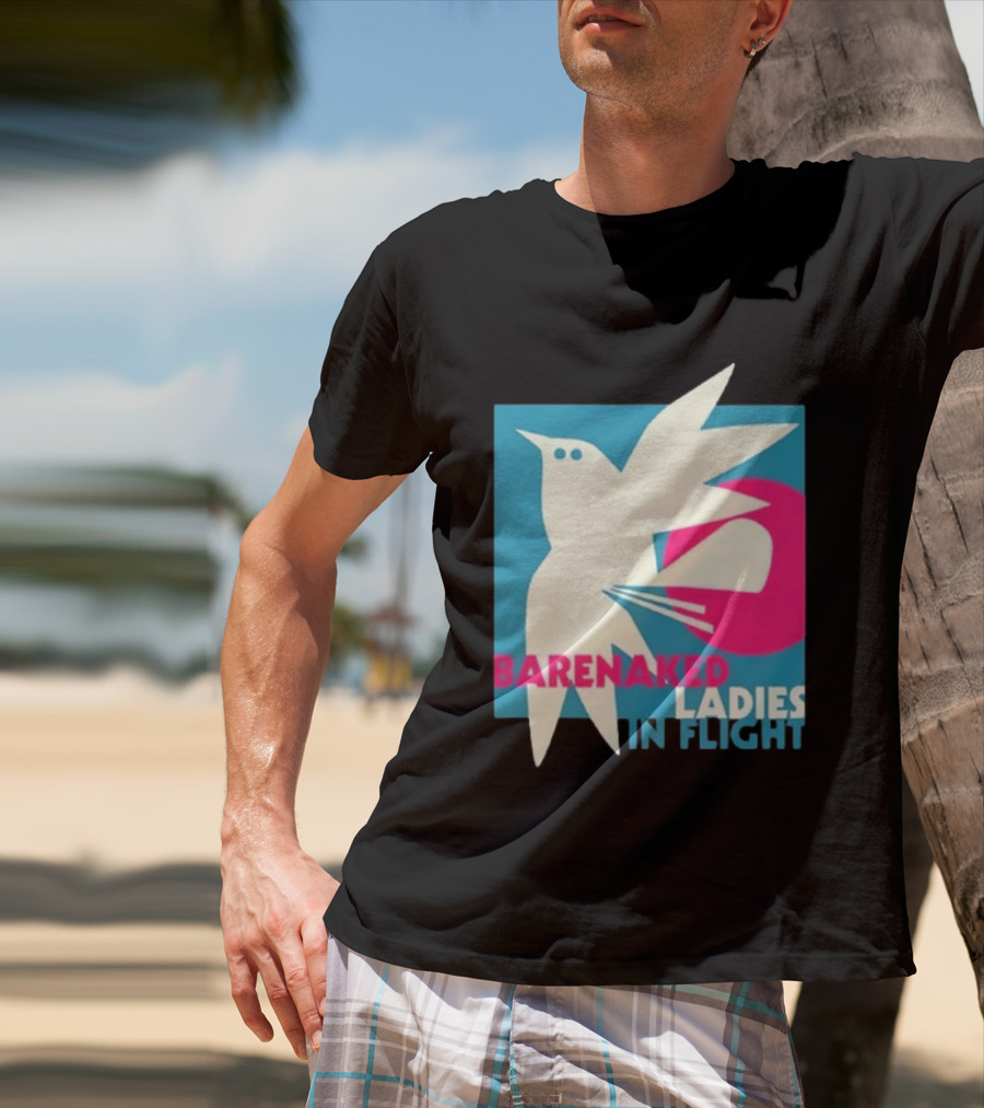 Barenaked Ladies In Flight Bird Tour 2024 Art Vintage Concert T-Shirt