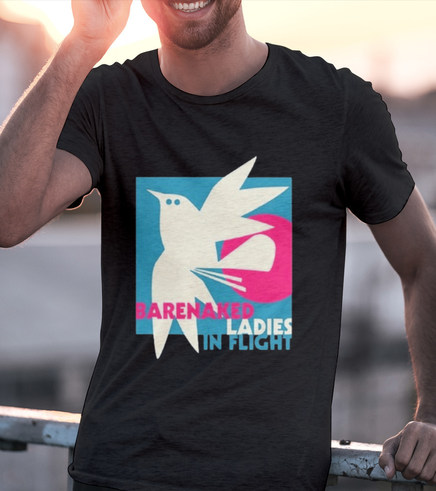 Barenaked Ladies In Flight Bird Tour 2024 Art Vintage Concert T-Shirt