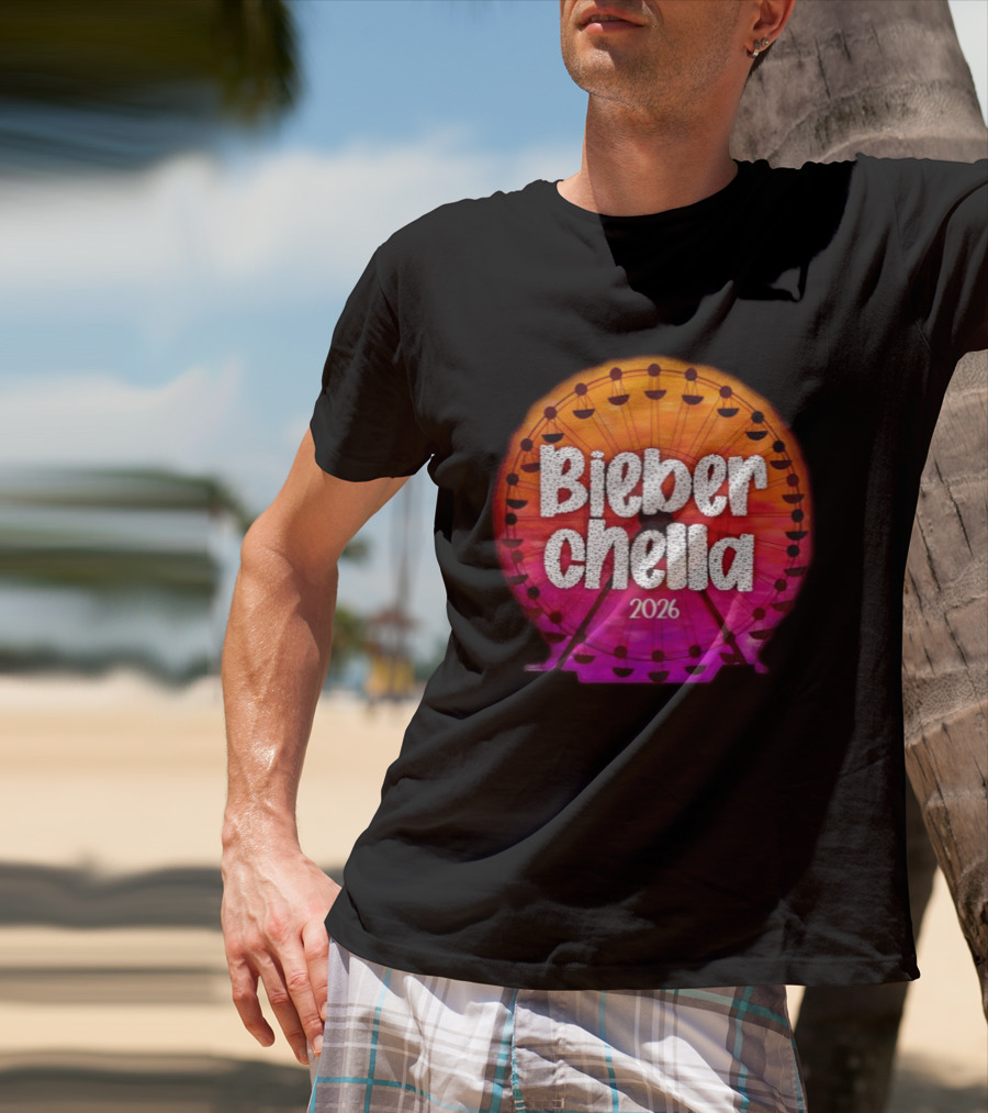 Bieberchella Coachella Ferris Wheel Summer Concert 2026 T-Shirt