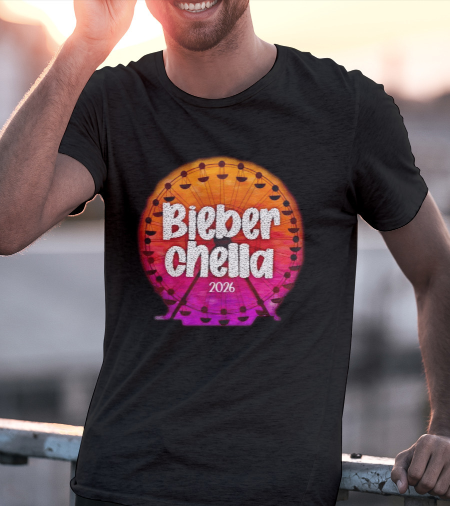 Bieberchella Coachella Ferris Wheel Summer Concert 2026 T-Shirt
