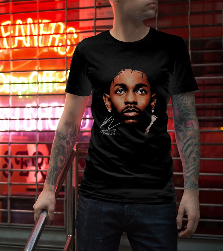 Kendrick Lamar Big Head Thorn Crown Good Kid M.A.A.D City T-Shirt