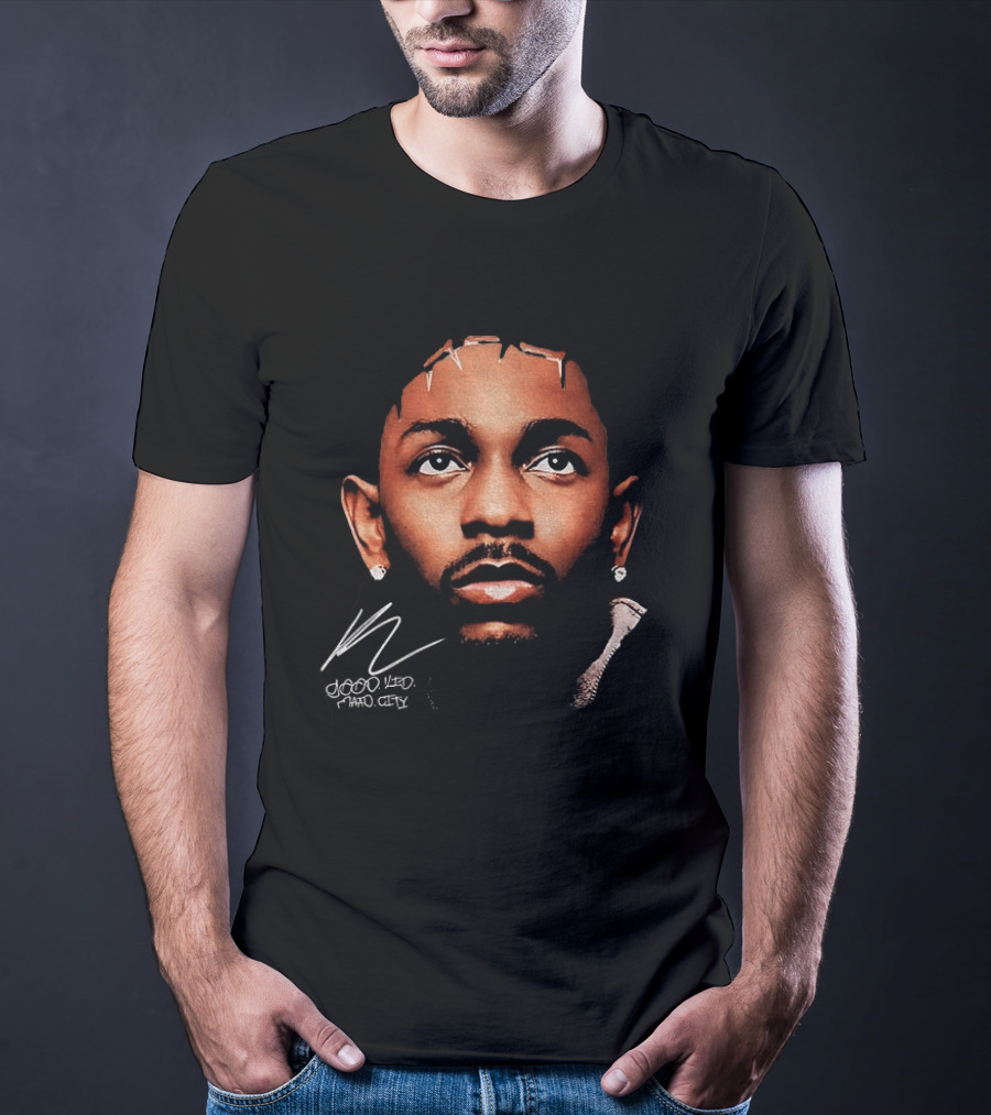 Kendrick Lamar Big Head Thorn Crown Good Kid M.A.A.D City T-Shirt