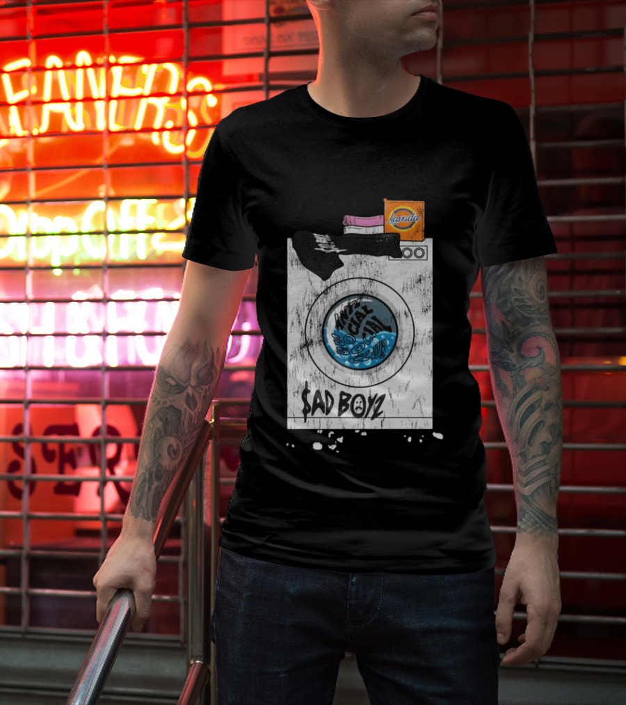 $AD BOYZ X ASSC Hang Me Out To Dry Laundry Machine Larada T-Shirt