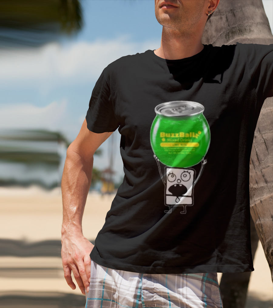 Doodlebob Lime Rita Buzzball Mixed Drinks T-Shirt