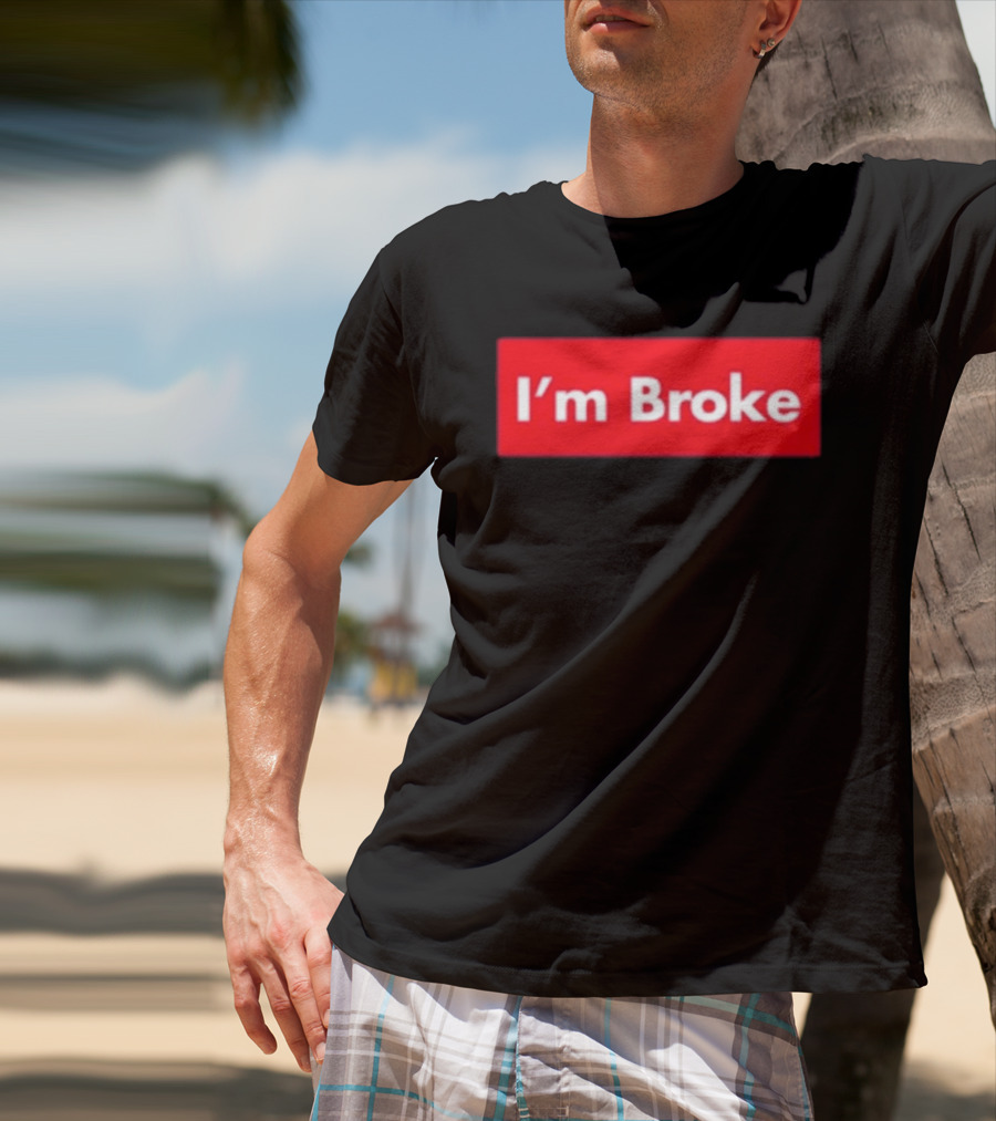 Terroriser I'm Broke Red Box T-Shirt