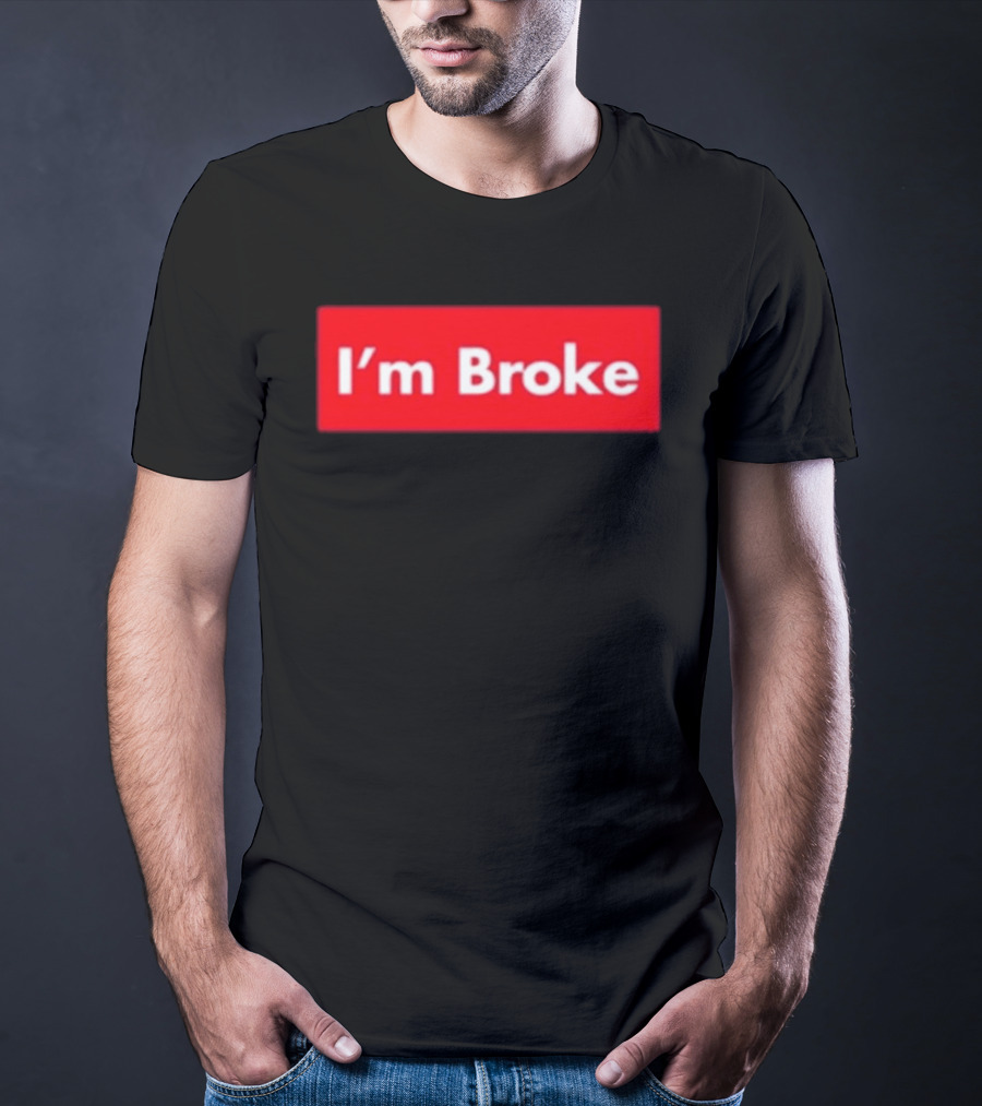 Terroriser I'm Broke Red Box T-Shirt