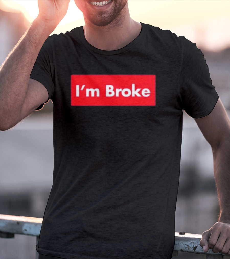 Terroriser I'm Broke Red Box T-Shirt