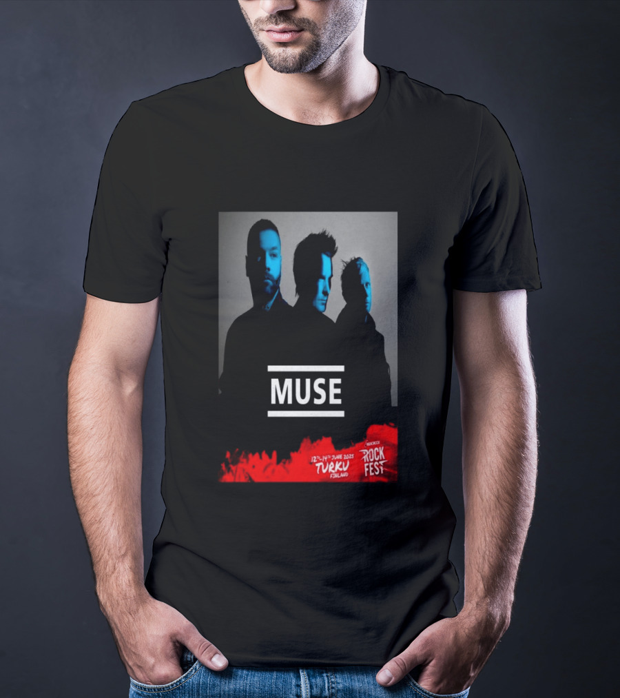 Muse Rockfest Turku 12th 14th June 2025 Finland T-Shirt