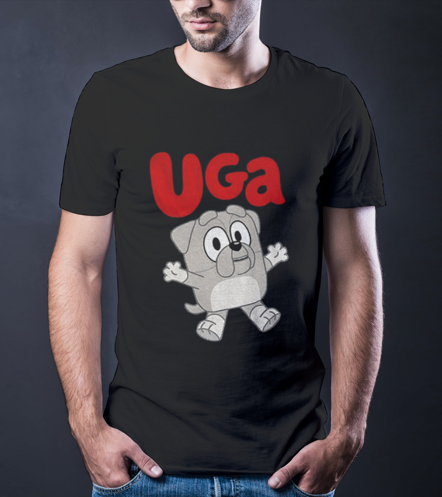 UGA Bulldogs Mascot Cartoon Graphic Game Day T-Shirt