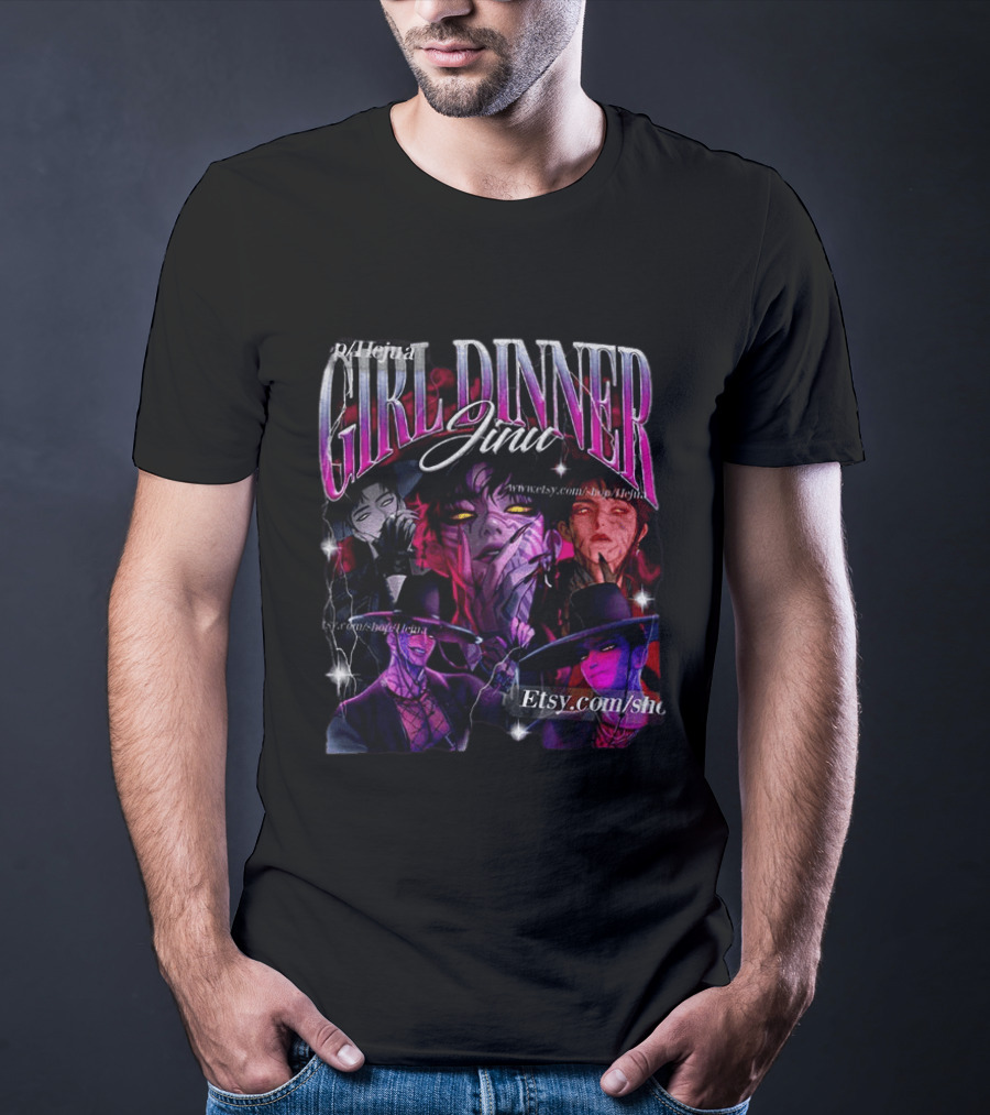 Girl Dinner Jinx Etsy Villain Crush Aesthetic T-Shirt