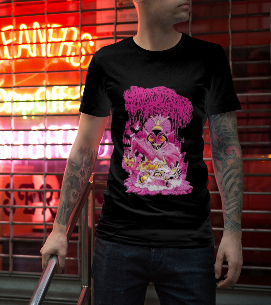 New Sanguisugabogg Pink Monster King Julian Purple T-Shirt