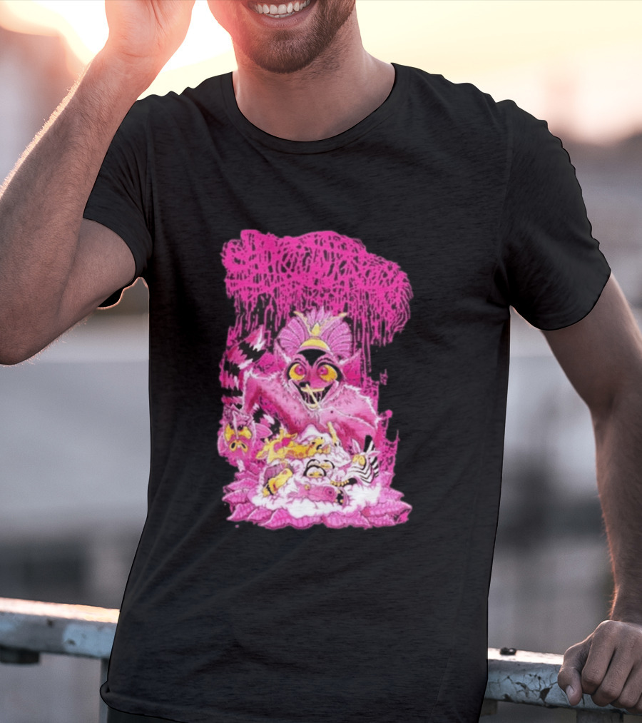 New Sanguisugabogg Pink Monster King Julian Purple T-Shirt