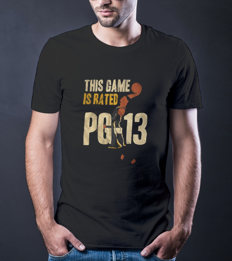 Tony Bradley Indiana Pacers This Game Is Rated PG 13 Basketball Cartoon T-Shirt