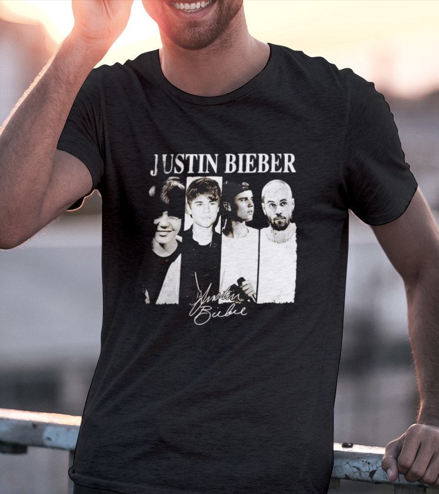 Justin Bieber Swag Evolution Signature Only Here T-Shirt