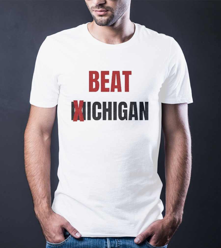 Beat Michigan Ohio State Buckeyes Football NCAA 2025 Rivalry Game T-Shirt