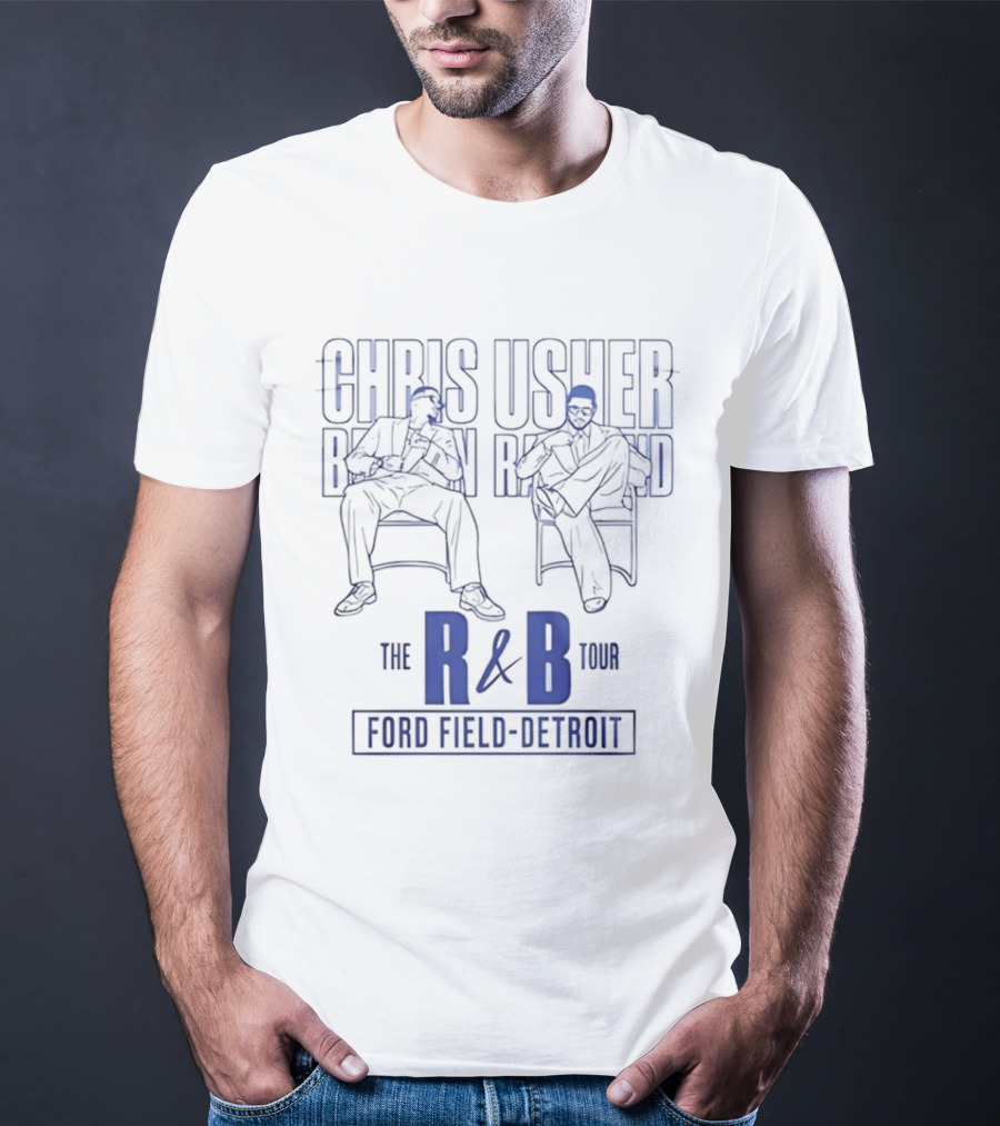 Chris Usher The R&B Tour Ford Field Detroit T-Shirt