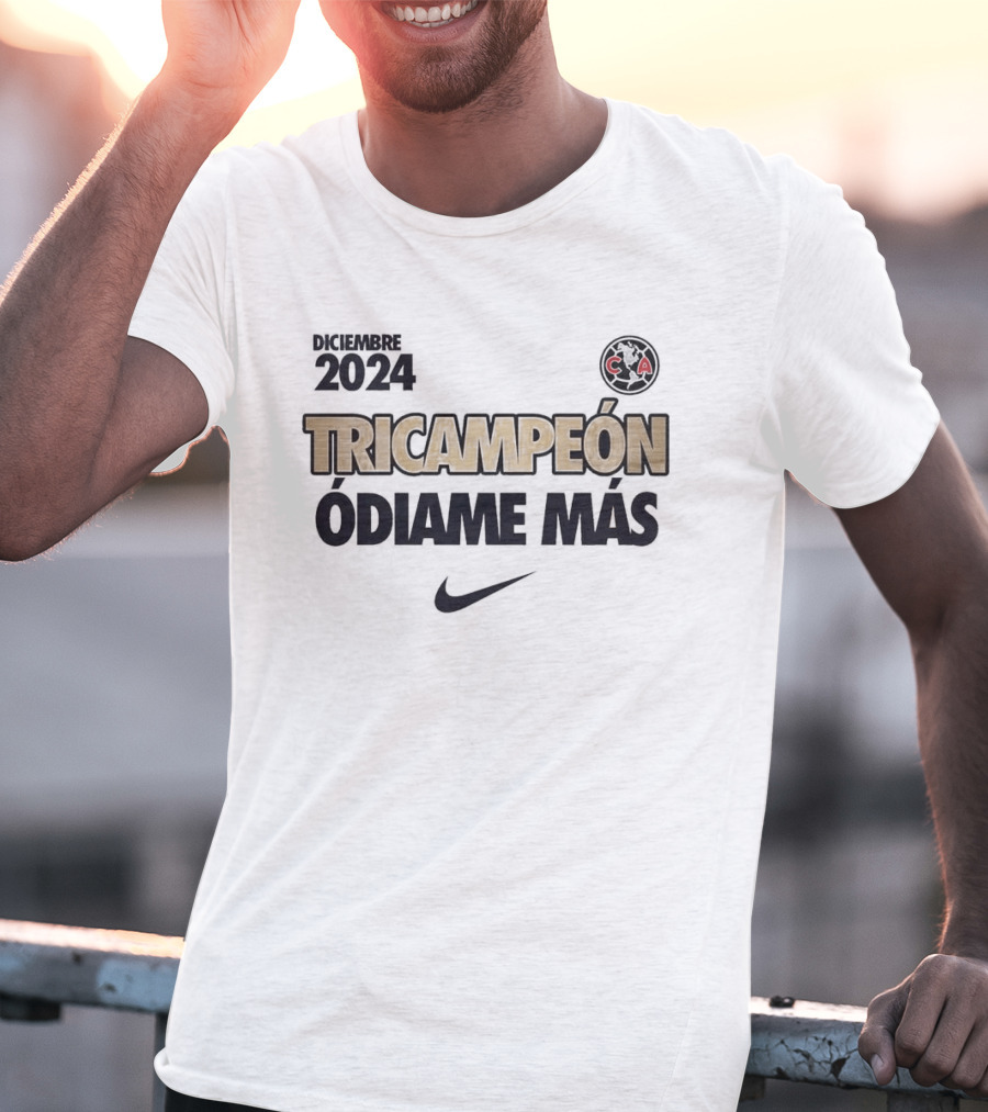 EL Club America Es Tricampeon Del Fubol Mexicano 2024 T-Shirt