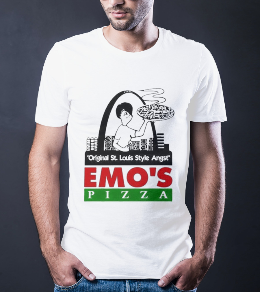 Original St. Louis Style Angst Emo's Pizza T-Shirt