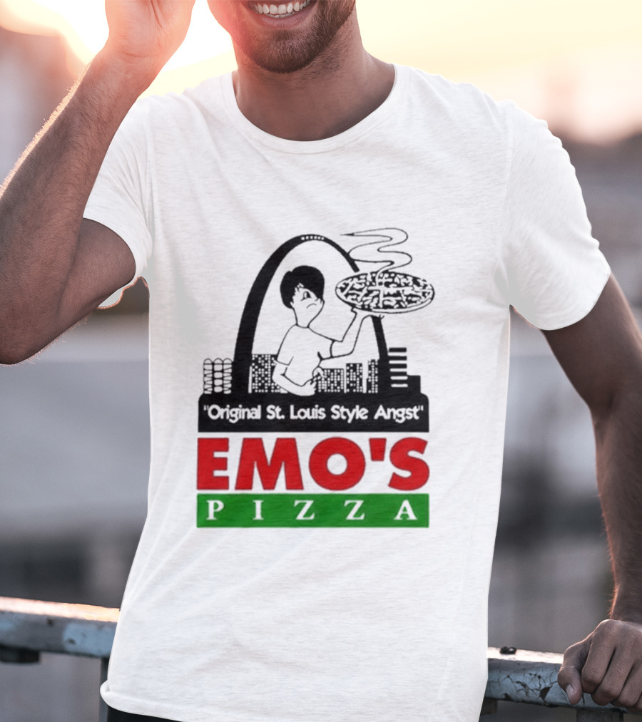 Original St. Louis Style Angst Emo's Pizza T-Shirt