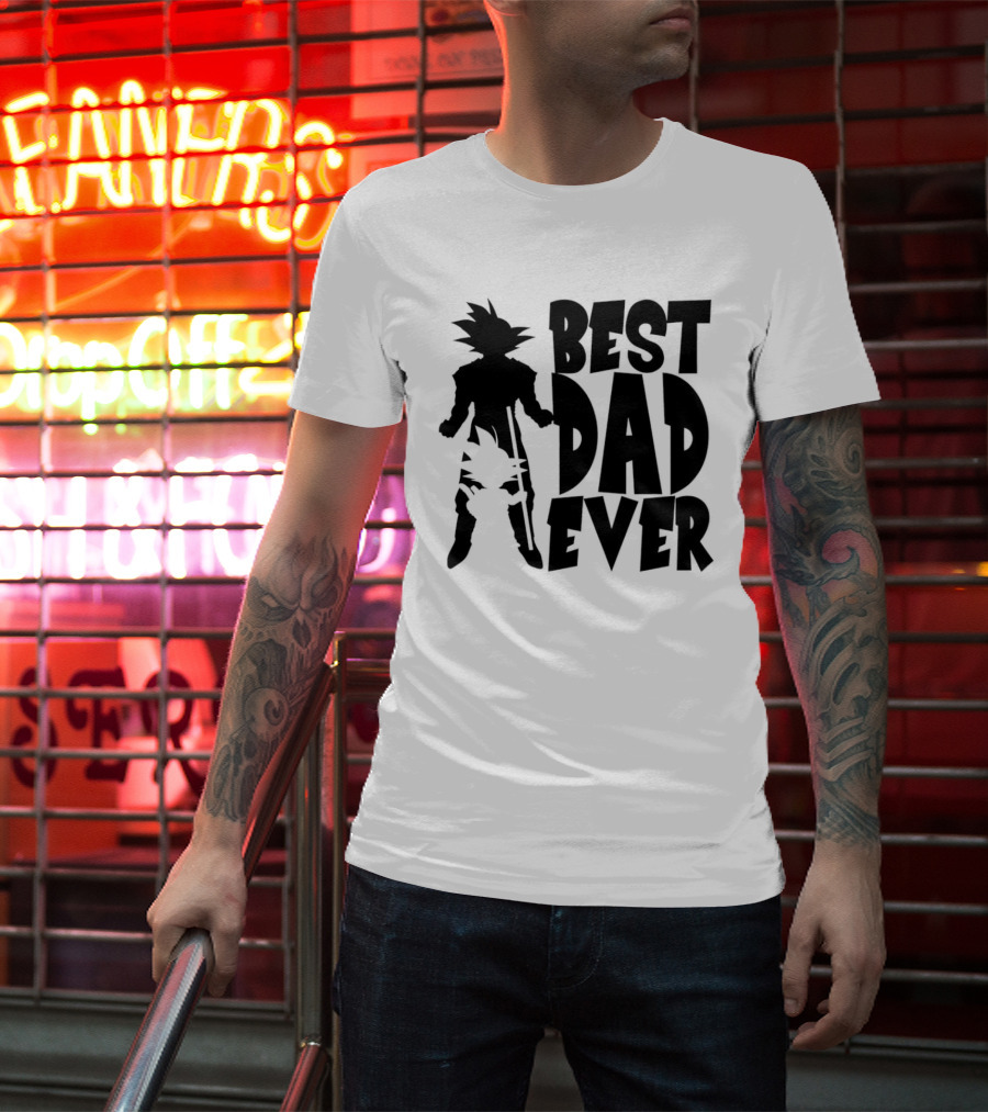Best Dad Ever Goku Dragon Ball T-Shirt