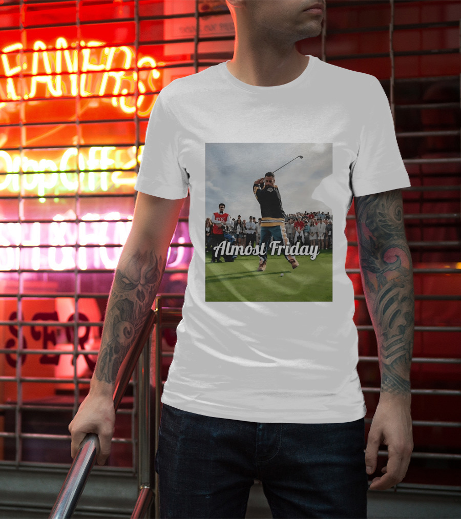 Happy Gilmore Almost Friday Hockey Golf Scene T-Shirt