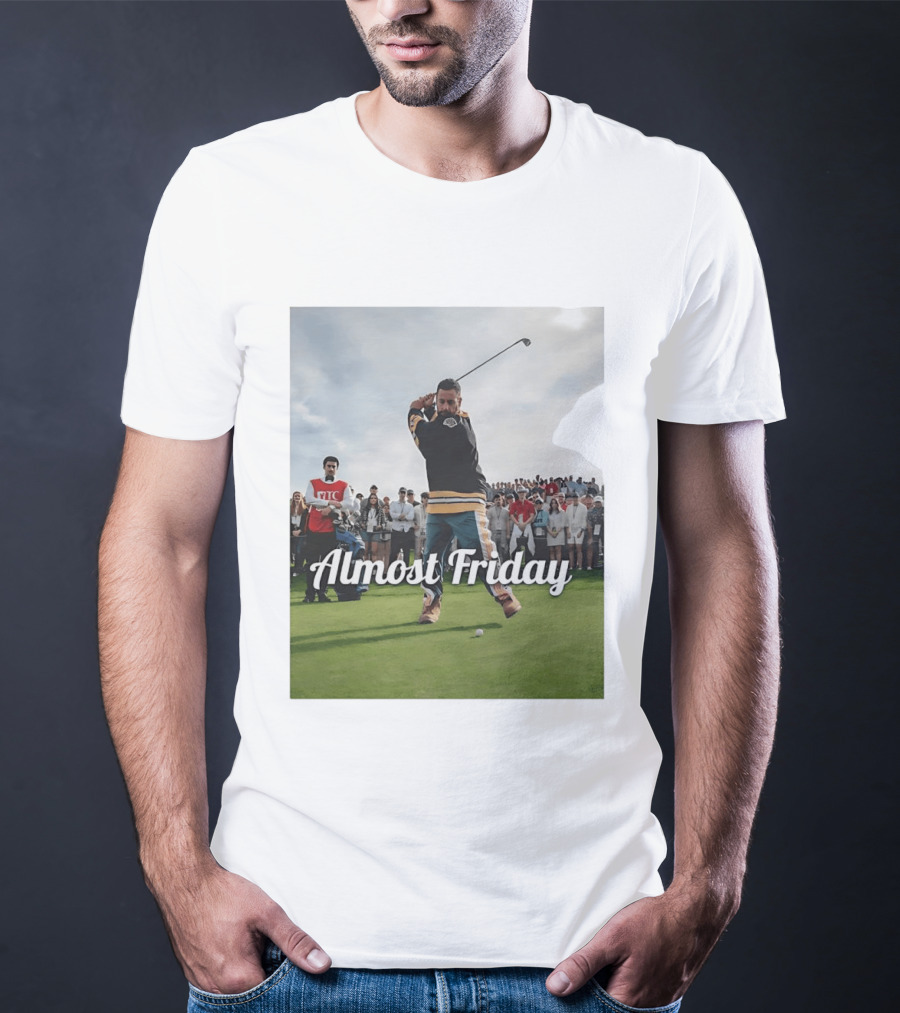 Happy Gilmore Almost Friday Hockey Golf Scene T-Shirt