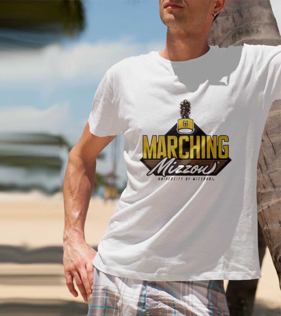 Marching Mizzou University Of Missouri Oval Tiger Head 2024 T-Shirt