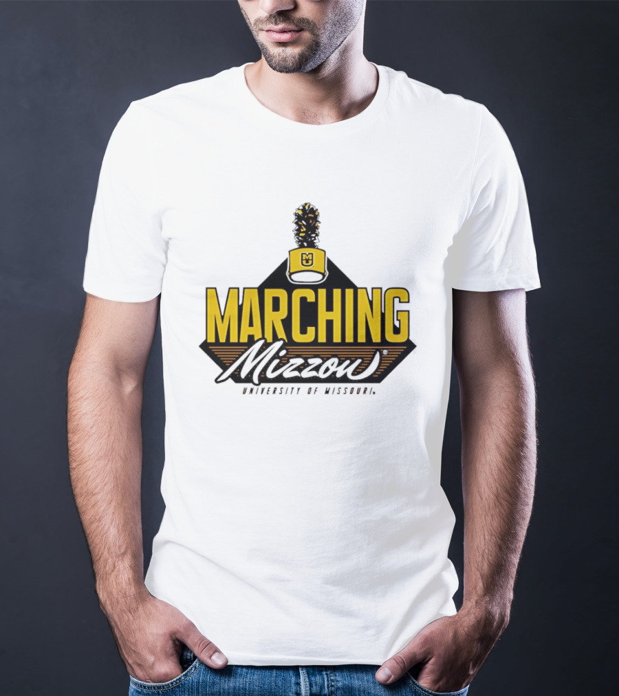 Marching Mizzou University Of Missouri Oval Tiger Head 2024 T-Shirt