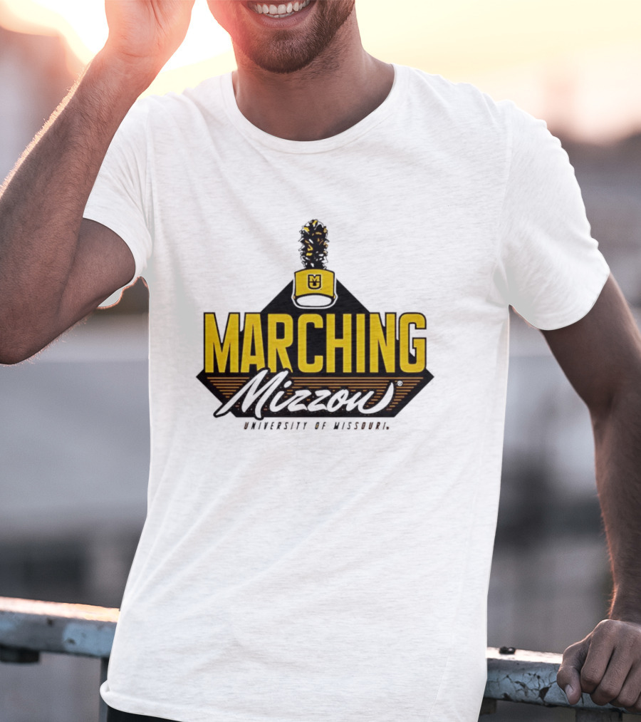 Marching Mizzou University Of Missouri Oval Tiger Head 2024 T-Shirt