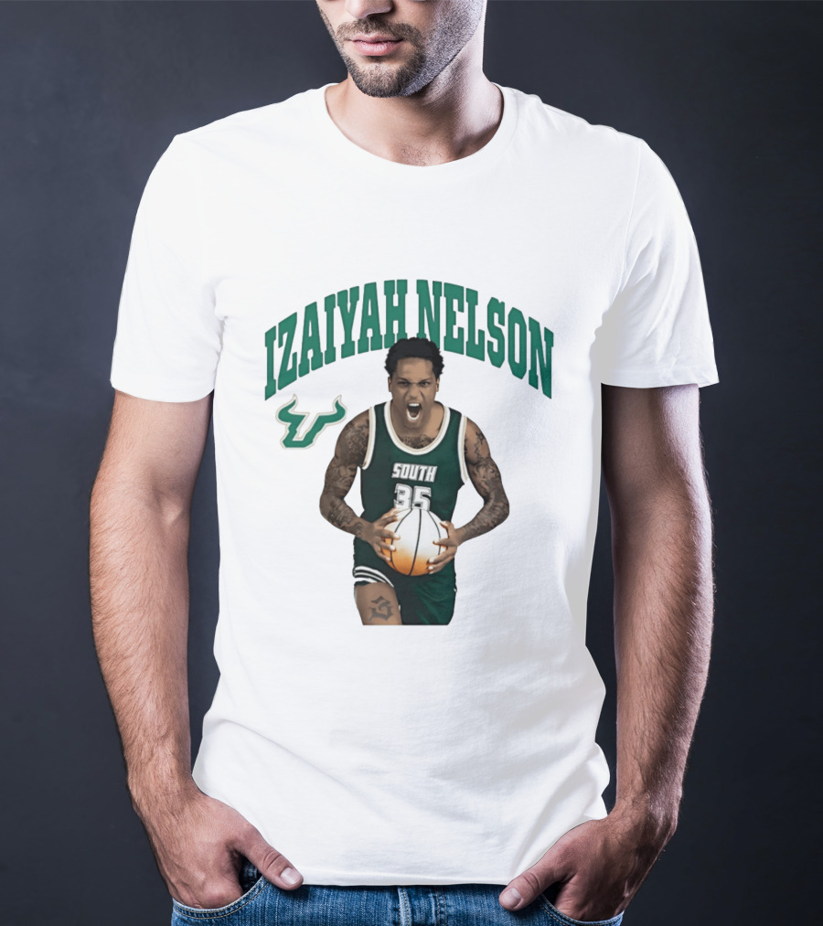 Izaiyah Nelson South Florida Bulls Basketball 35 T-Shirt