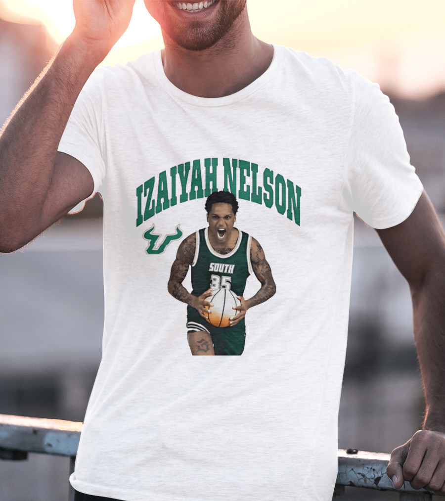 Izaiyah Nelson South Florida Bulls Basketball 35 T-Shirt