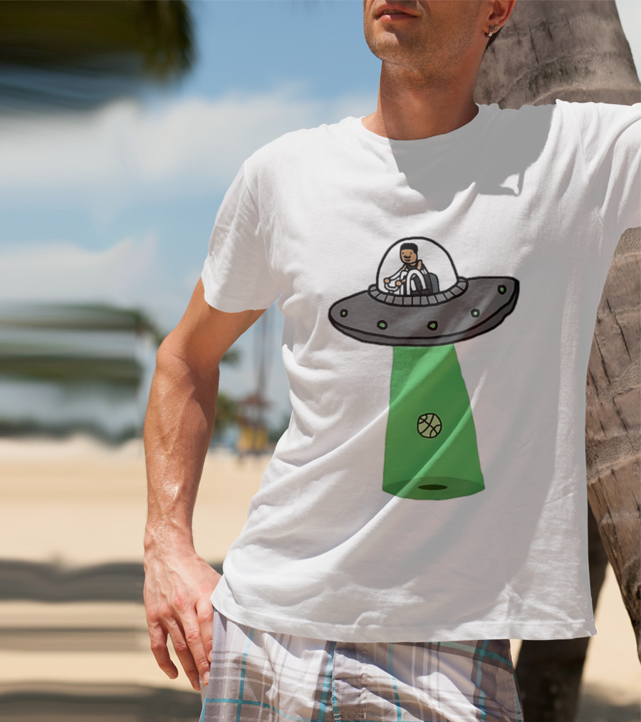 San Antonio Spurs Victor Wembanyama Wemby Extraterrestrial UFO Basketball T-Shirt