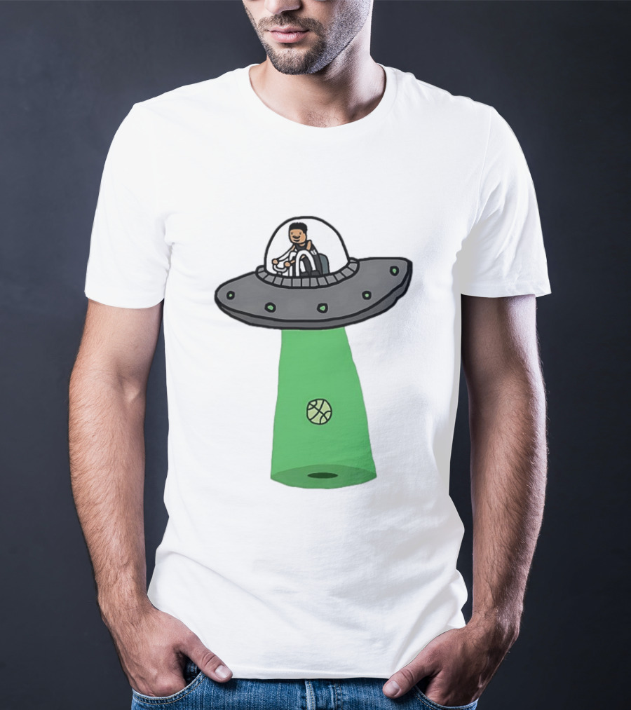 San Antonio Spurs Victor Wembanyama Wemby Extraterrestrial UFO Basketball T-Shirt