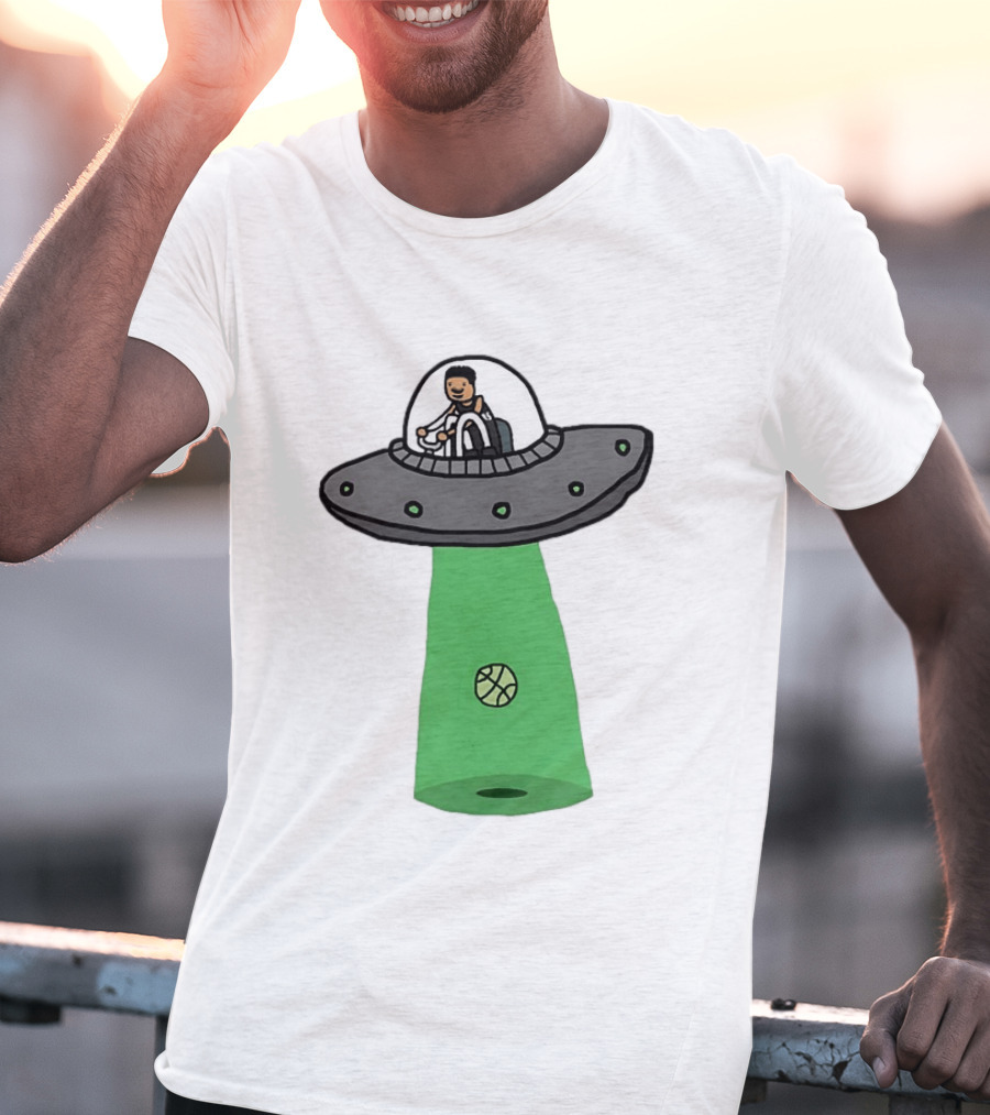 San Antonio Spurs Victor Wembanyama Wemby Extraterrestrial UFO Basketball T-Shirt