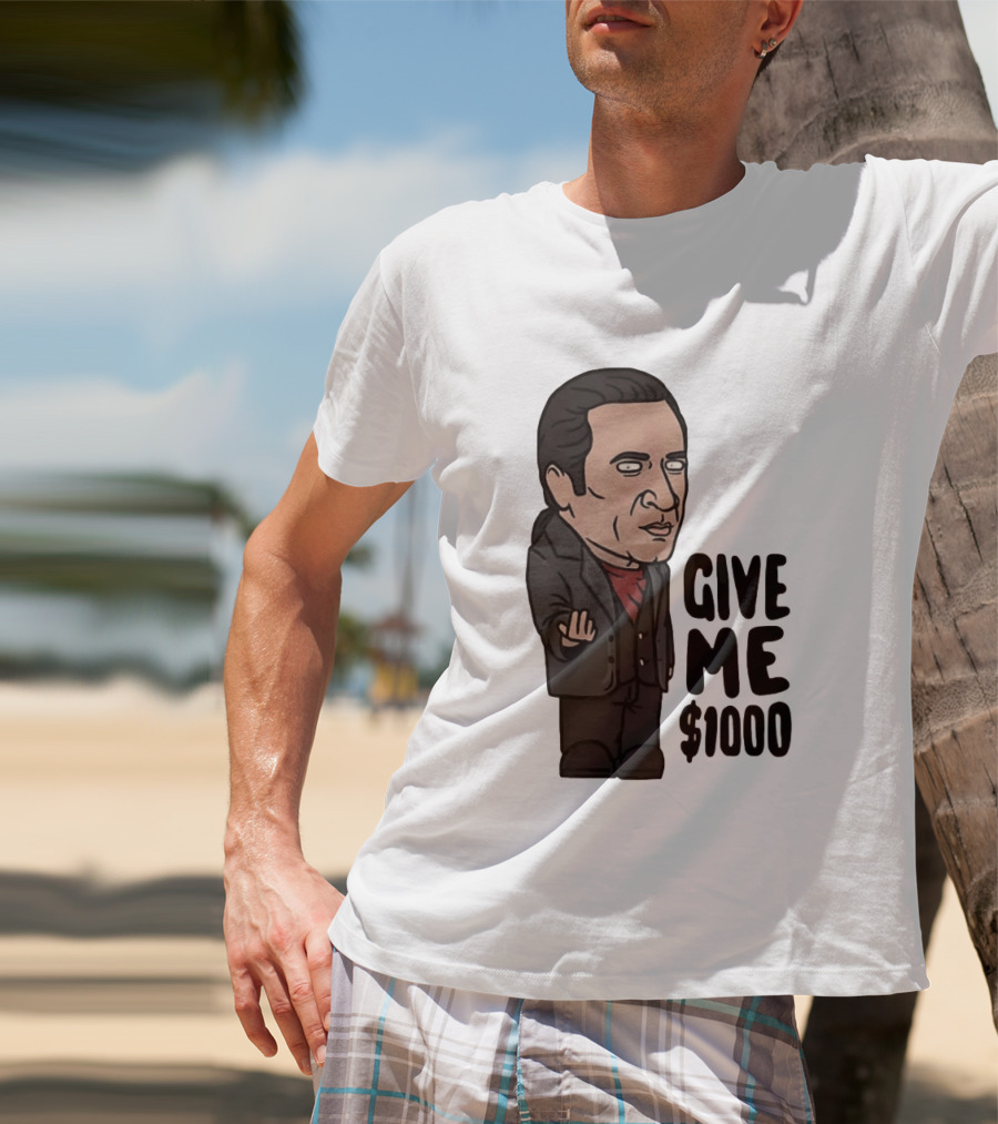 The Sopranos Furio Giunta Cartoon Give Me $1000 T-Shirt