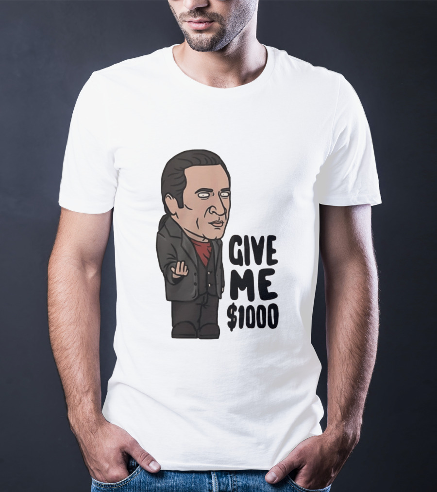 The Sopranos Furio Giunta Cartoon Give Me $1000 T-Shirt