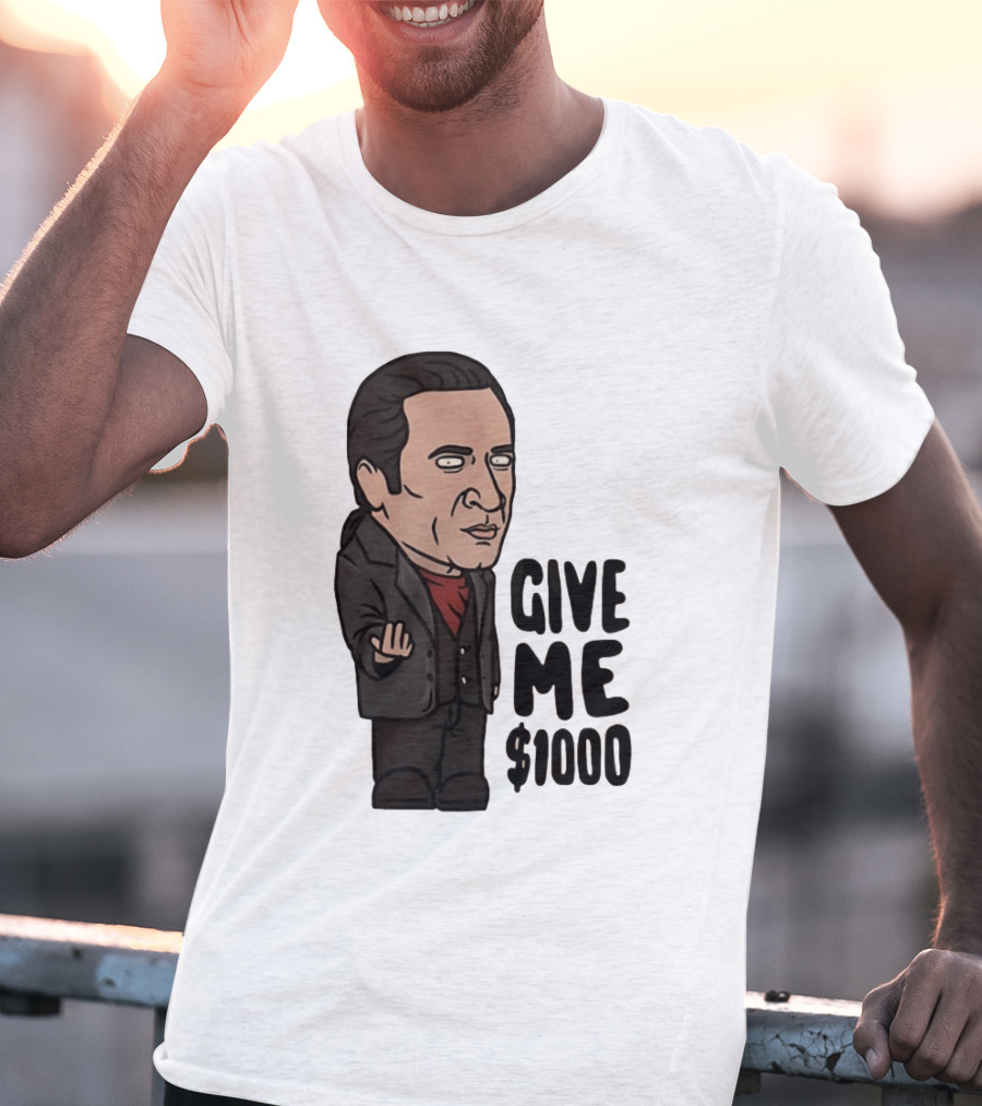 The Sopranos Furio Giunta Cartoon Give Me $1000 T-Shirt