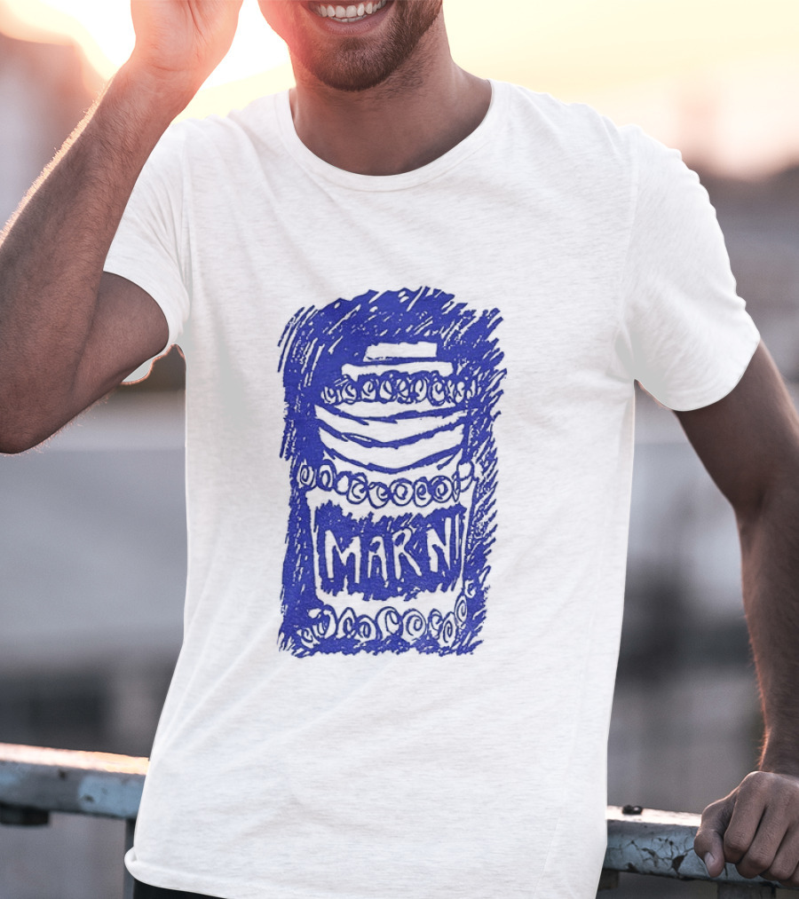 Travis Kelce 30th Anniversary Marni Runway Cool Collaboration T-Shirt