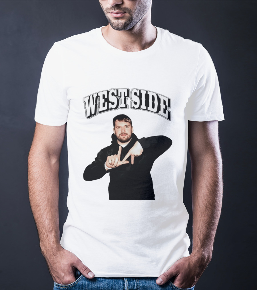 Luka Doncic Westside LA Hand Lakers T-Shirt