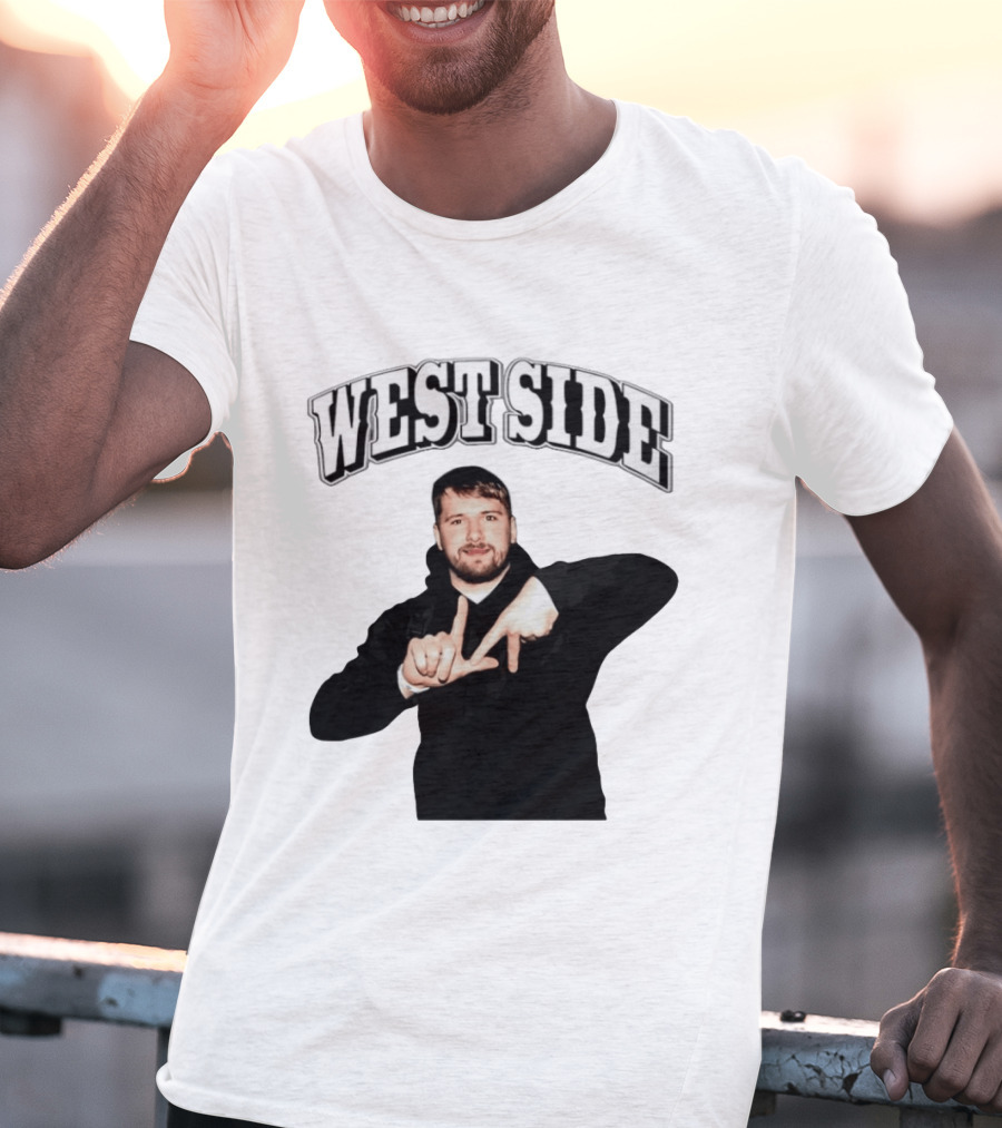 Luka Doncic Westside LA Hand Lakers T-Shirt