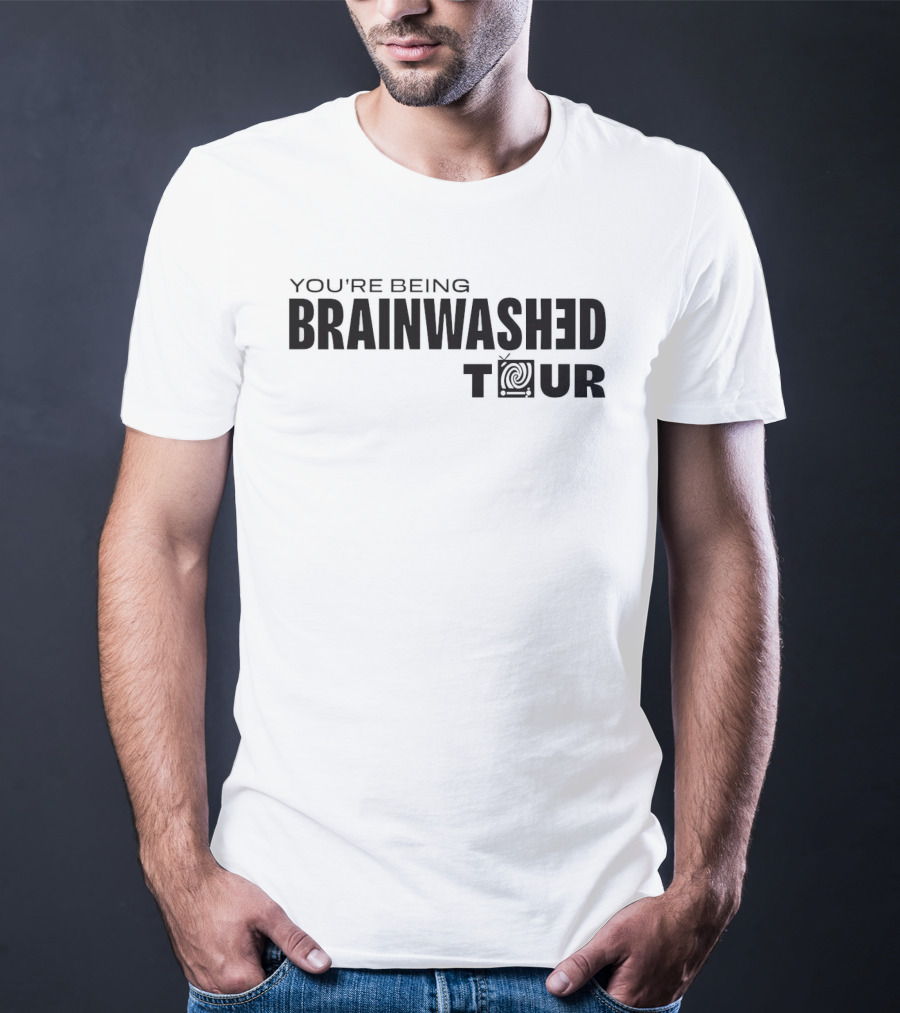 You're Being Brainwashed Tour TV Swirl T-Shirt