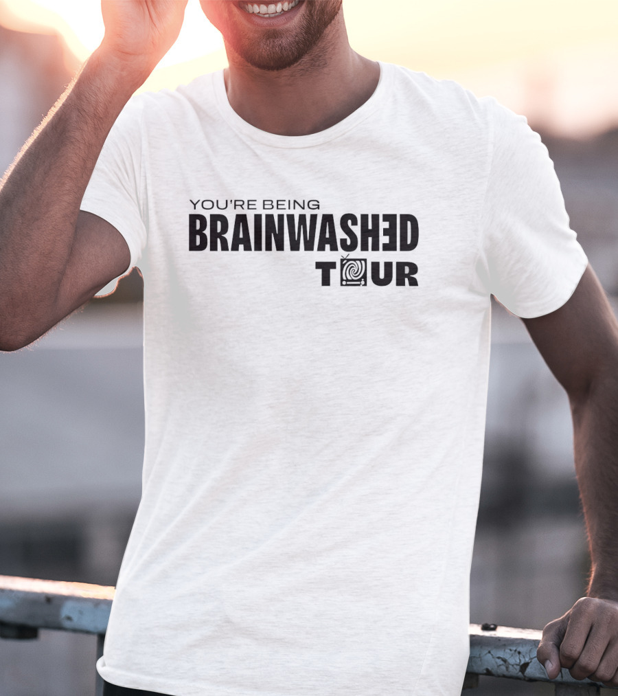 You're Being Brainwashed Tour TV Swirl T-Shirt