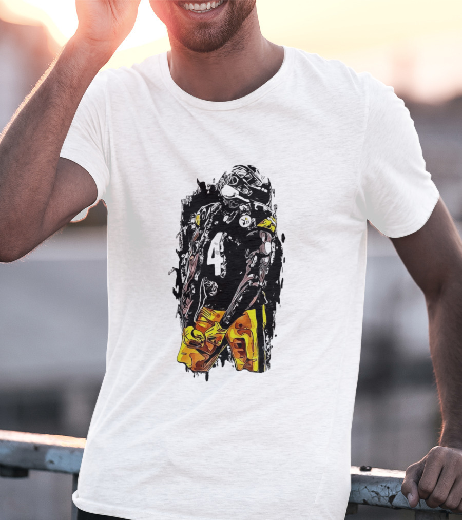 Zecharius Metcalf Metcalf Pittsburgh Steelers Black And Gold 4 DK T-Shirt
