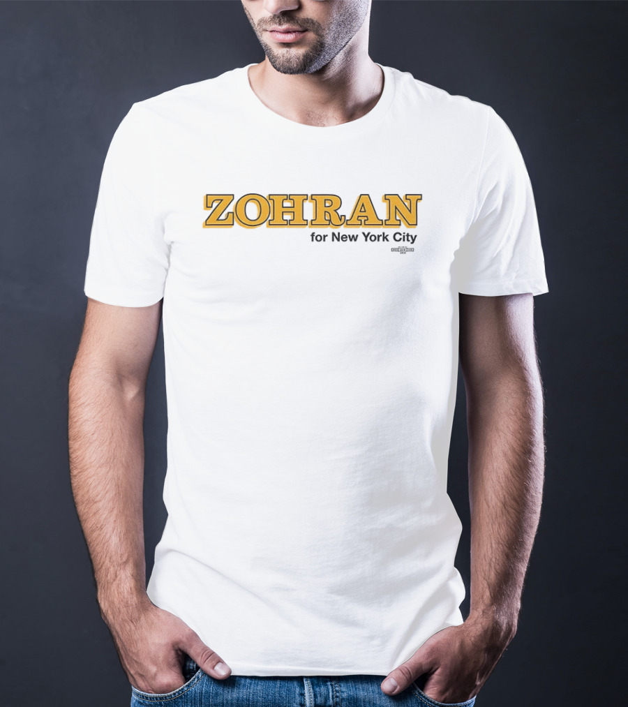 Zohran For New York City Mayor 2025 Campaign Merchandise T-Shirt