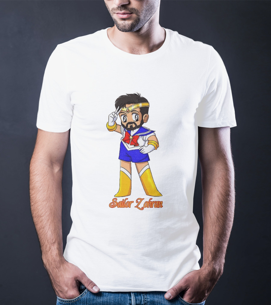 Zohran Mamdani Sailor Moon Sailor Zohran Anime Crossover Meme T-Shirt