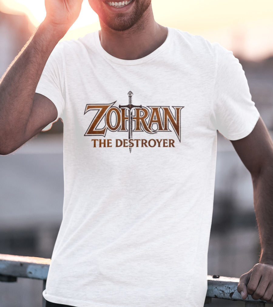 Zohran The Destroyer Mamdani For New York Sword T-Shirt