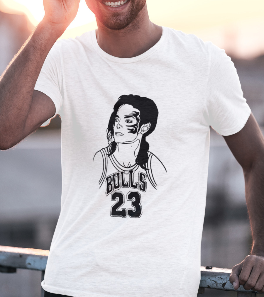 Chicago Bulls 23 Triple Mike Jordan Jackson Tyson Mashup T-Shirt