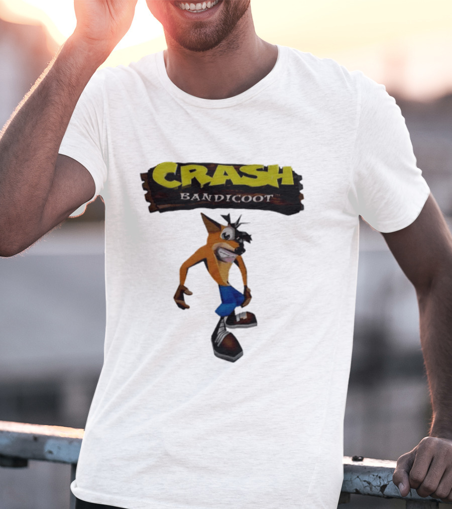 Crash Bandicoot Video Game Classic Gaming T-Shirt