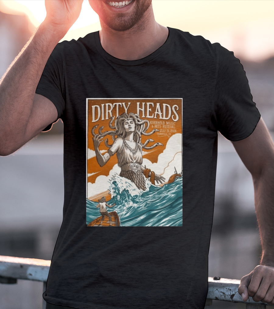 Dirty Heads Everwild Music & Arts Festival Thornville Ohio July 31 2026 T-Shirt