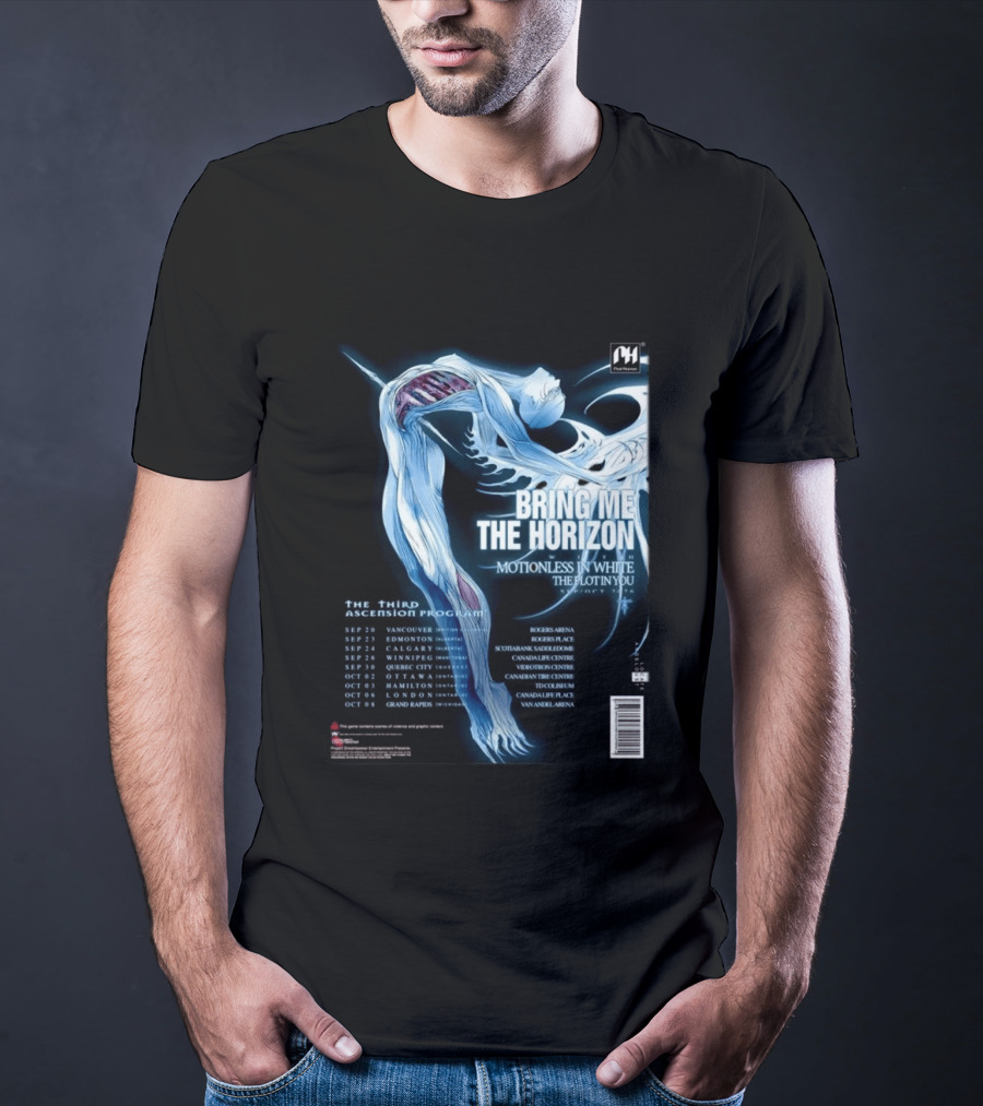 Bring Me The Horizon Motionless In White The Plot In You 2026 North America Tour T-Shirt